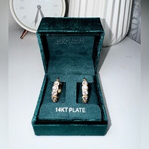 Simply Silver Gold and Silver Hoop Earrings